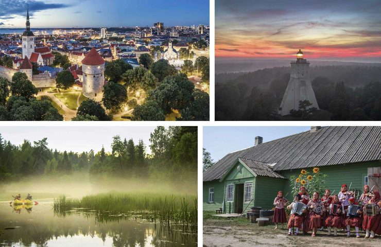 collage of images of Estonia